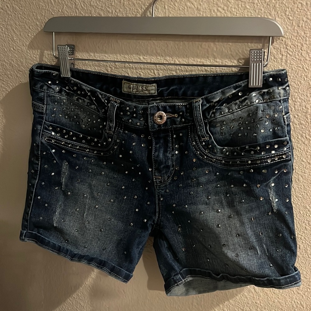 guess jean shorts